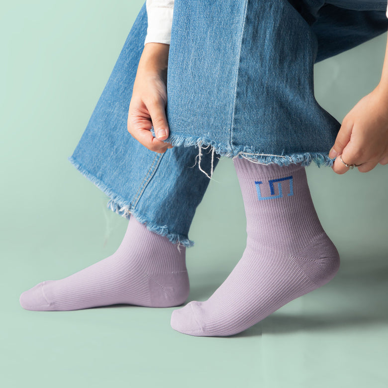 The Wudhu Socks - Sanftes Lila
