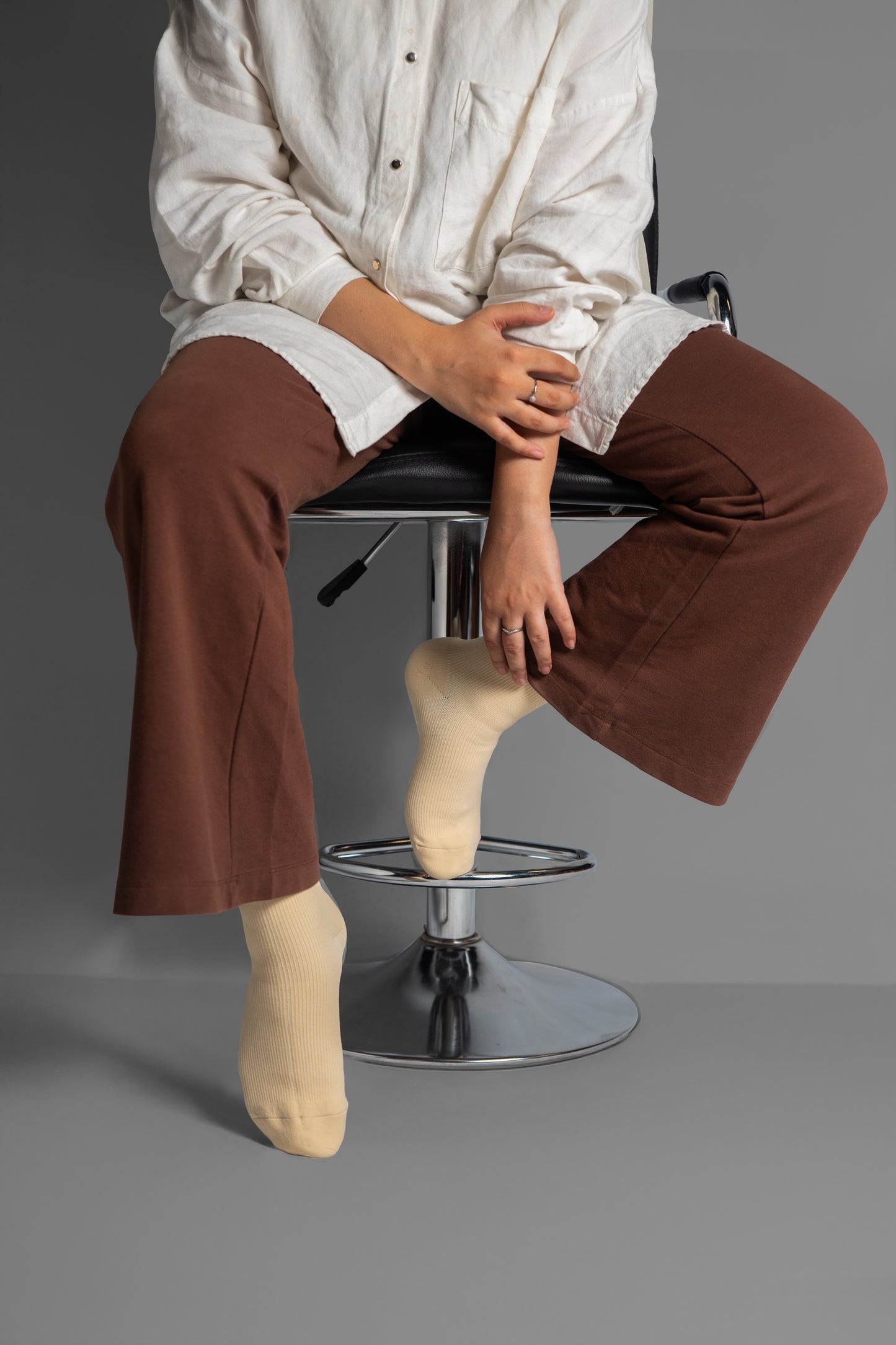 The Wudhu Socks - Elfenbein Creme